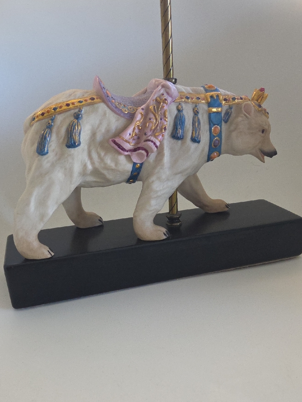 Cybis Porcelain Carousel Circus Polar Bear Figurine, Bernhard